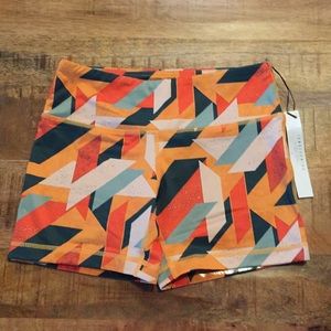 IAB multicolor autumn inspired booty workout short